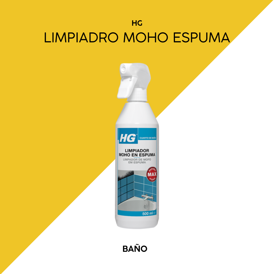 Eliminador de manchas de humedad en espuma HG