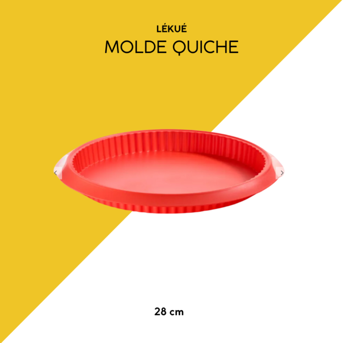 Molde quiche 28cm lékué