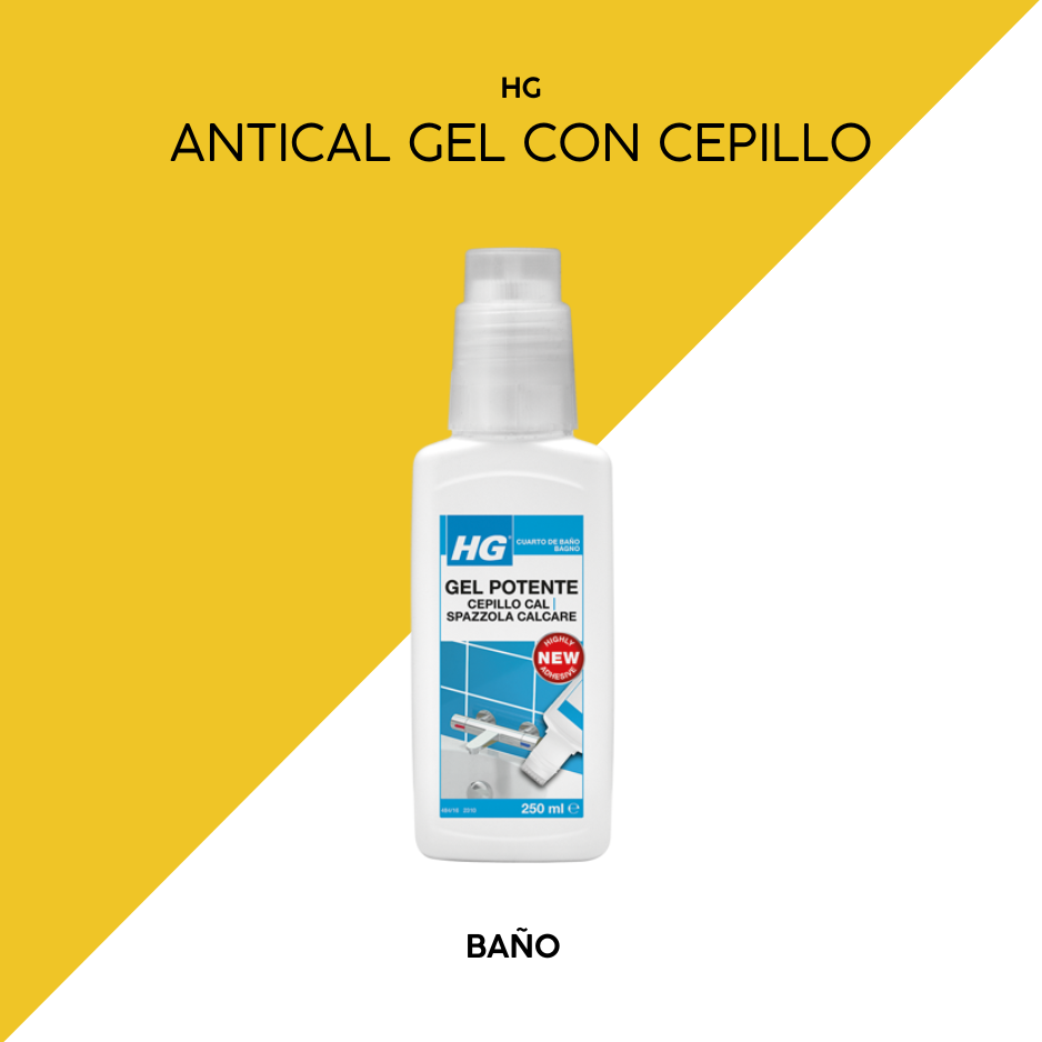 Antical potente gel con cepillo hg