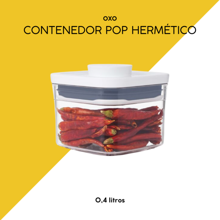 Contenedor pop hermético 0,40 litros oxo