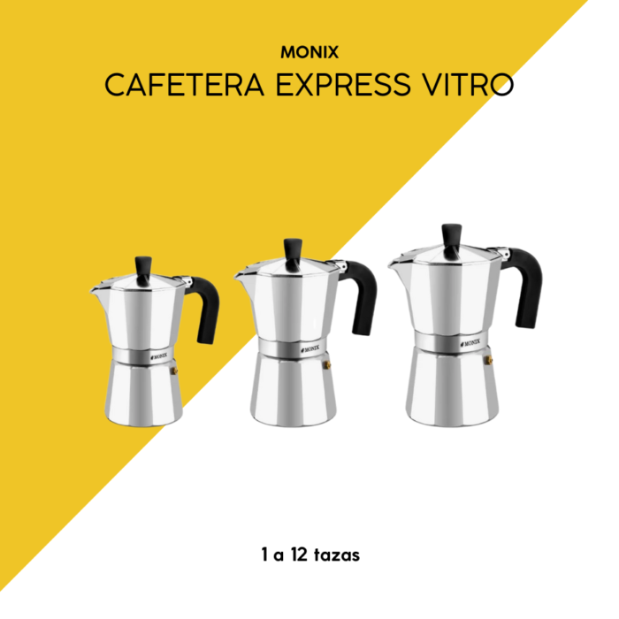 Cafetera vitro-express monix
