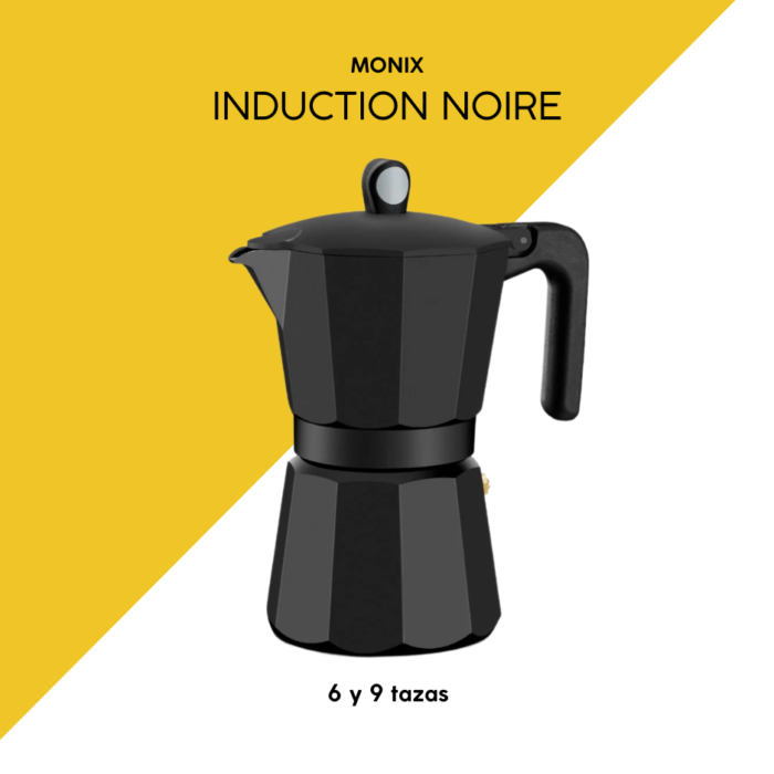 Cafetera induction noire monix