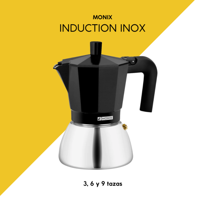 Cafetera induction inox monix