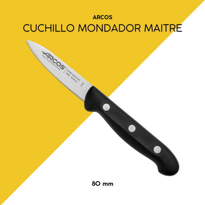 Cuchillo mondador serie maitre 80mm
