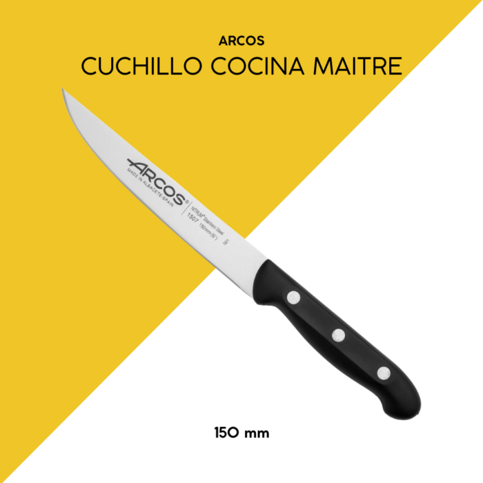 Cuchillo cocina serie maitre 150mm