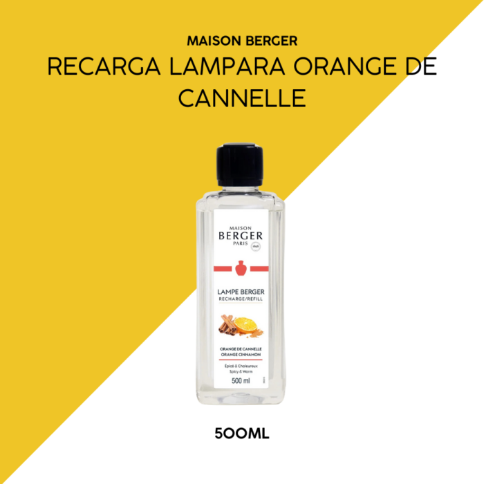 Recarga lámpara 500ml Orange de Cannelle berger