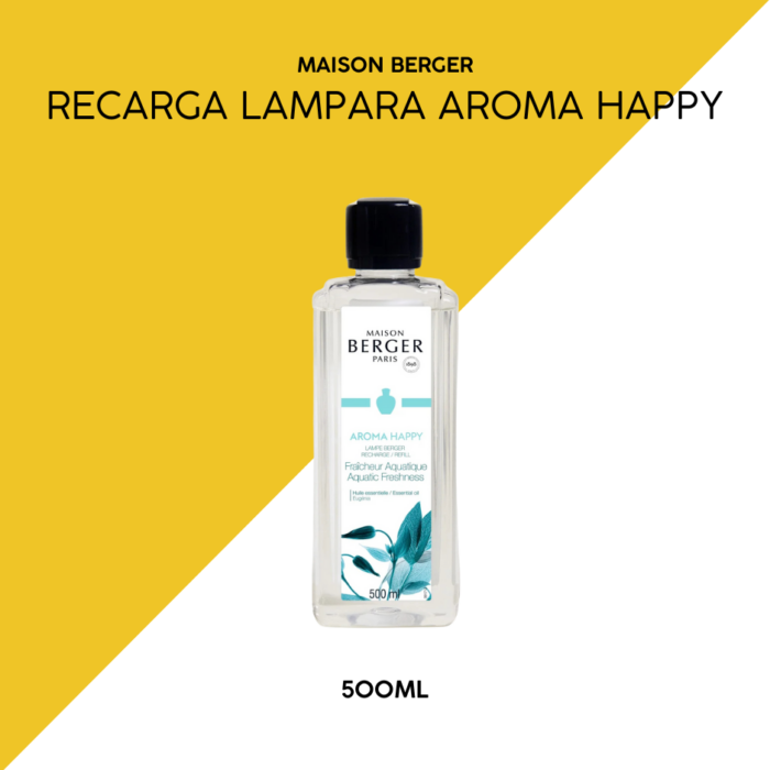 Recarga lámpara 500ml aroma happy berger