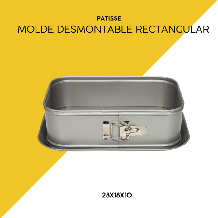 Molde rectangular desmontable patisse