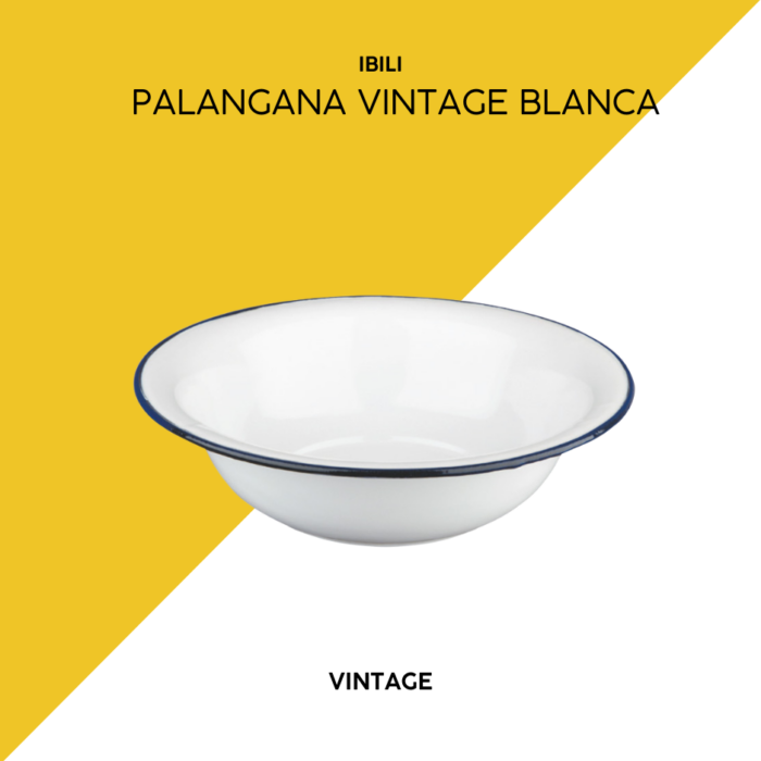 Palangana vintage blanca ibili