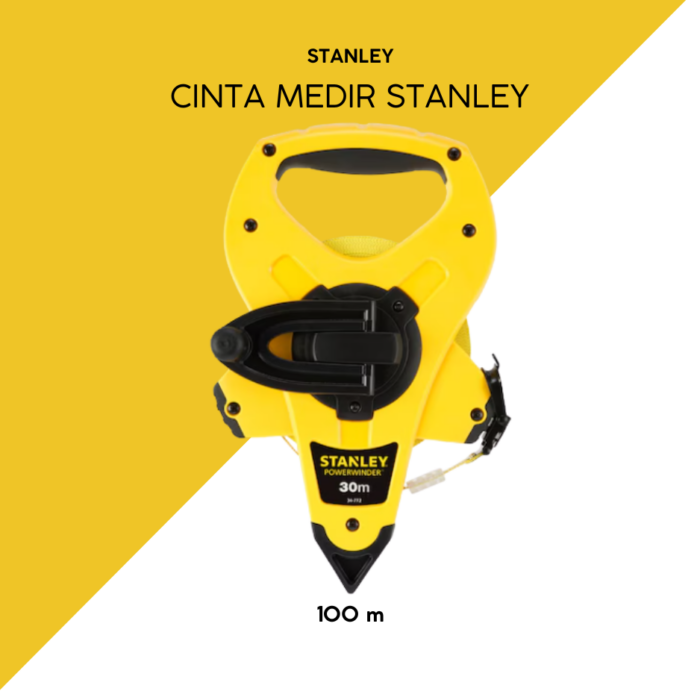 Cinta métrica larga 100m Stanley