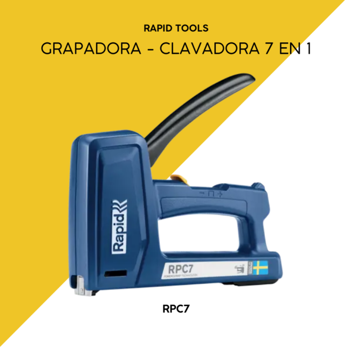 Grapadora-clavadora 7 en 1 RPC7 Rapid