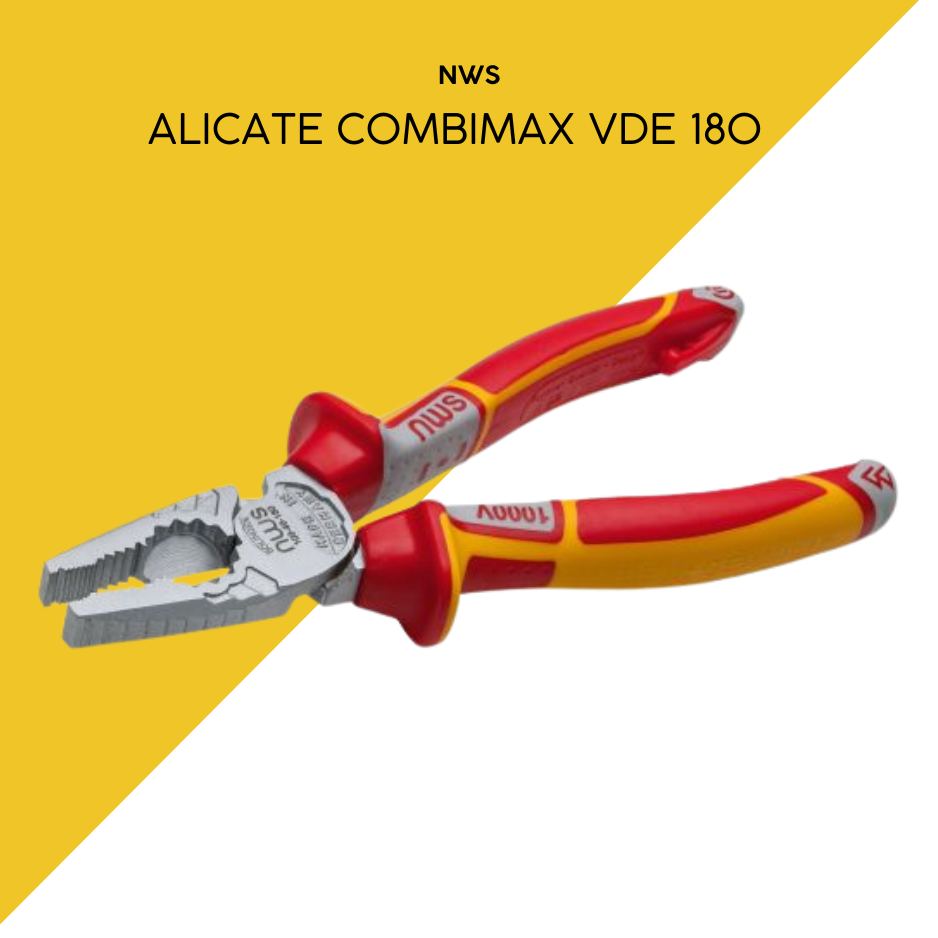 Alicate combi Max Serie 49 VDE Largo 180 mm NWS