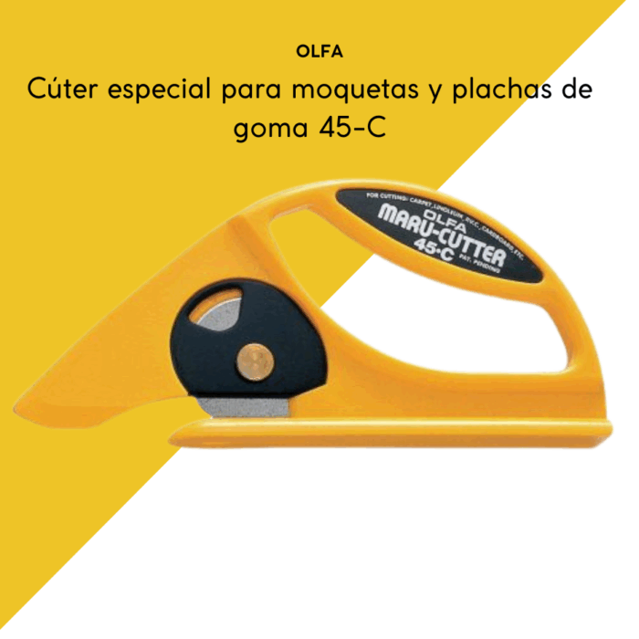 Cúter especial para moquetas y plachas de goma 45-C olfa