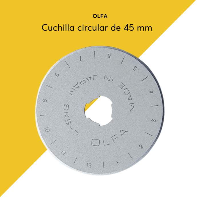 Cuchilla circular de 45 mm  1 unidad olfa