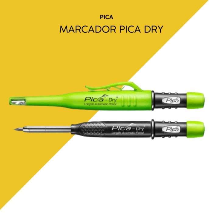 Marcador automático Pica Dry con mina de grafito intercambiable