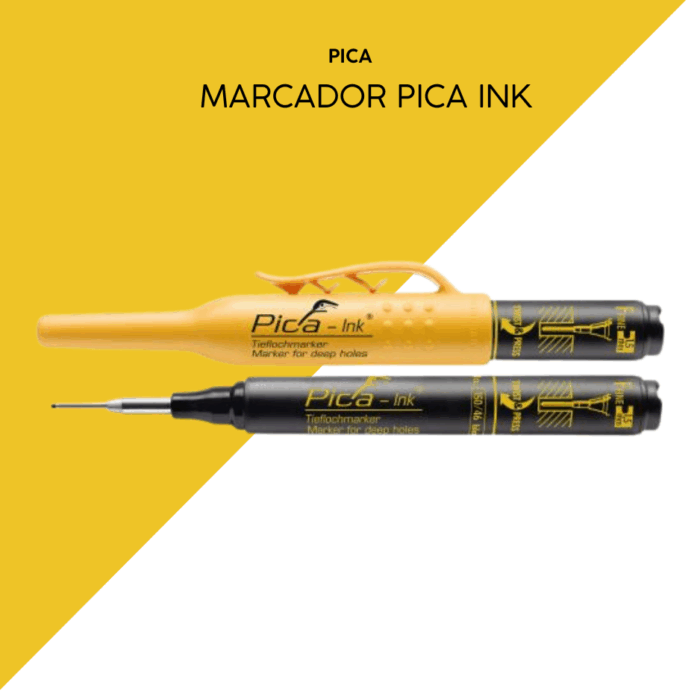 Marcador Pica Ink con punta resistente y tinta permanente