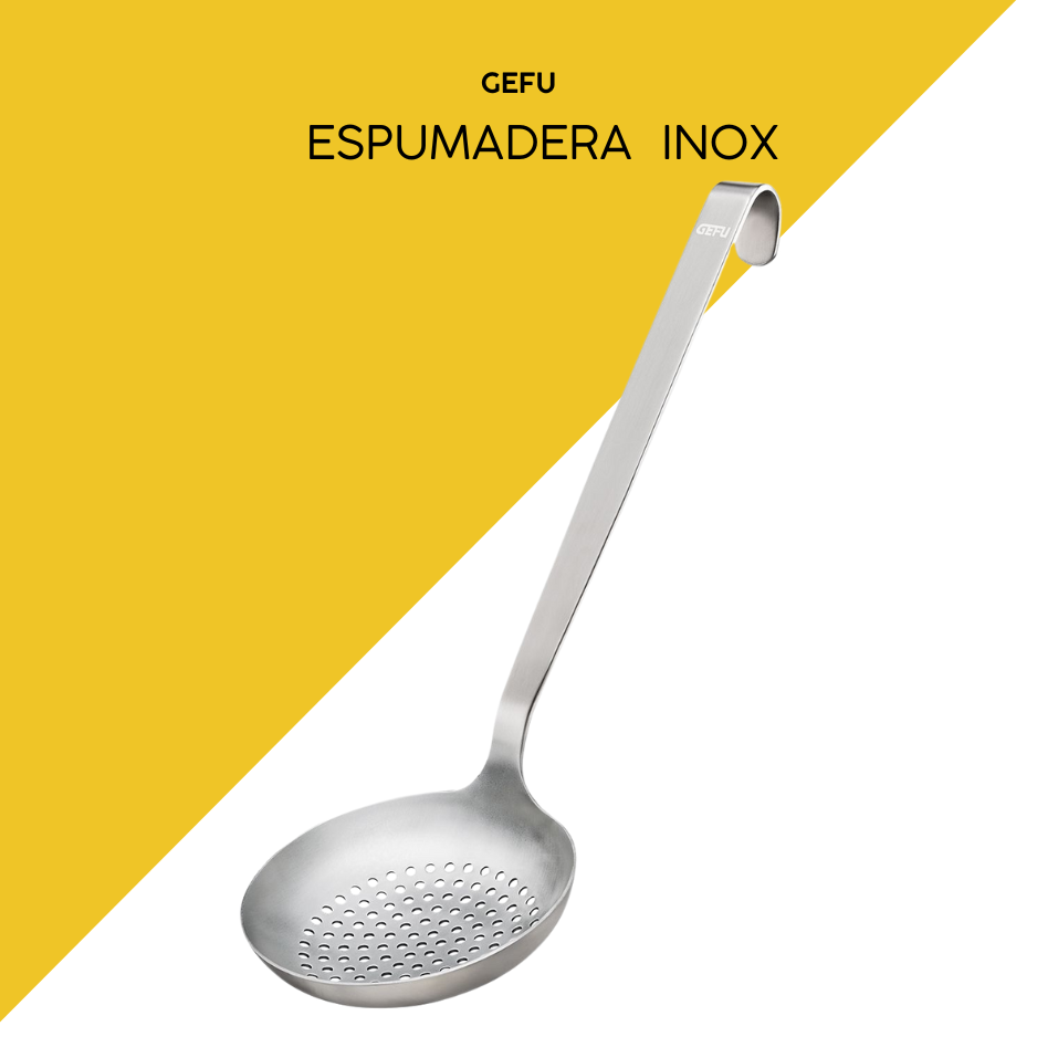 Espumadera GEFU Baseline sobre encimera
