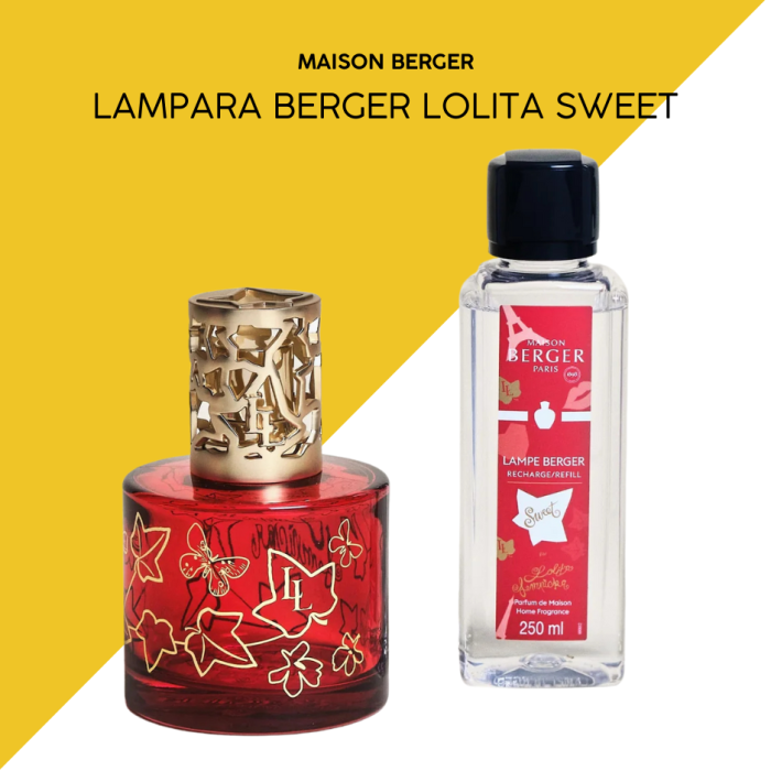 Cofre Lámpara Berger Pure Lolita Lempicka Sweet con perfume incluido