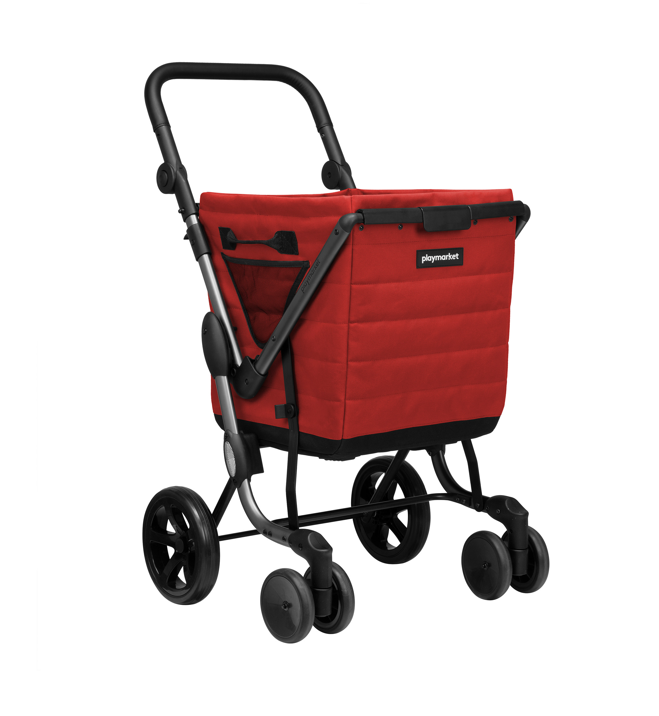 Carro de Compra Playmarket We Go Premium – Capacidad 55 L, diseño sostenible y ruedas XL - Imagen 4